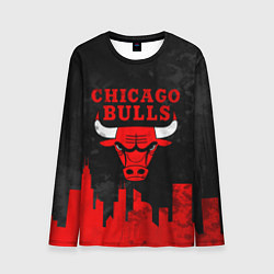 Мужской лонгслив Chicago Bulls, Чикаго Буллз Город