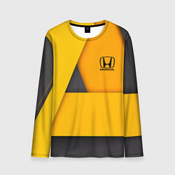 Мужской лонгслив Honda - Yellow