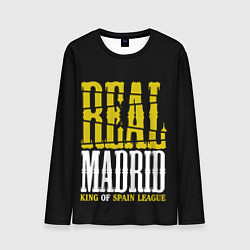 Лонгслив мужской Real Madrid Реал Мадрид, цвет: 3D-принт