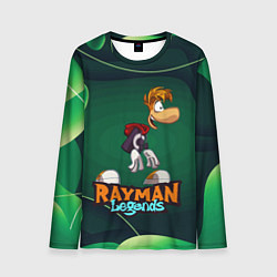 Лонгслив мужской Rayman Legends Green, цвет: 3D-принт