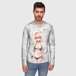 Лонгслив мужской Senpai Kitagawa Manga, цвет: 3D-принт — фото 2