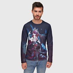Лонгслив мужской Rosaria Genshin Impact, цвет: 3D-принт — фото 2