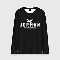 Мужской лонгслив Узор Black Jorman Air Dope Street Market