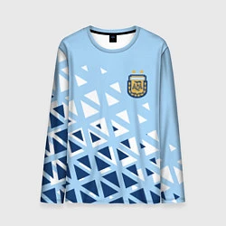 Лонгслив мужской Сборная Аргентины футбол, цвет: 3D-принт