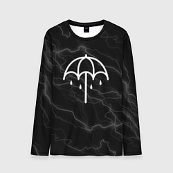 Мужской лонгслив Bring me the horizon молнии