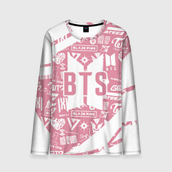Лонгслив мужской Bts паттерн, цвет: 3D-принт