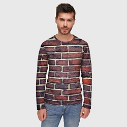 Лонгслив мужской Brick Wall, цвет: 3D-принт — фото 2