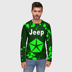 Лонгслив мужской ДЖИП Краска, цвет: 3D-принт — фото 2