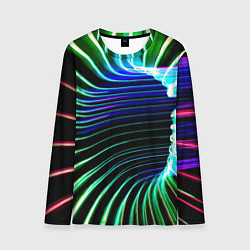 Лонгслив мужской Portal Fashion pattern Neon, цвет: 3D-принт