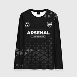 Лонгслив мужской Arsenal Форма Champions, цвет: 3D-принт