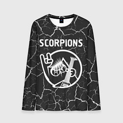 Лонгслив мужской Scorpions КОТ Трещины, цвет: 3D-принт