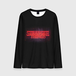 Мужской лонгслив С логотипом Stranger Things