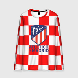 Мужской лонгслив Atletico madrid кубики