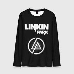 Лонгслив мужской Linkin Park логотип и надпись, цвет: 3D-принт