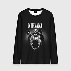 Мужской лонгслив Nirvana рок-группа