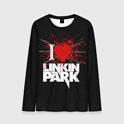 Лонгслив мужской Linkin Park Сердце, цвет: 3D-принт