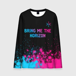 Лонгслив мужской Bring Me the Horizon Neon Gradient, цвет: 3D-принт