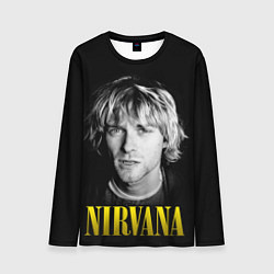 Мужской лонгслив Nirvana - Kurt Donald Cobain
