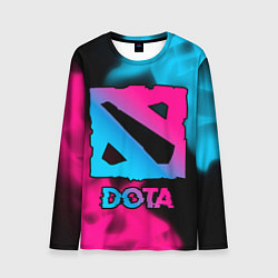 Мужской лонгслив Dota Neon Gradient