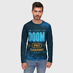 Лонгслив мужской Игра Doom: pro gaming, цвет: 3D-принт — фото 2
