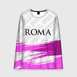 Лонгслив мужской Roma pro football: символ сверху, цвет: 3D-принт