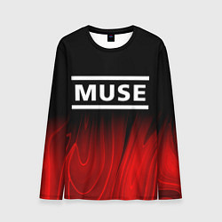 Мужской лонгслив Muse red plasma