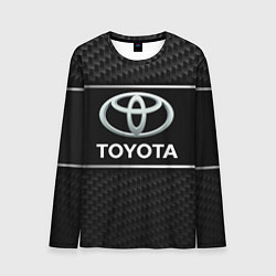 Лонгслив мужской Toyota Карбон, цвет: 3D-принт