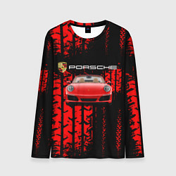 Лонгслив мужской Porsche - авто, цвет: 3D-принт