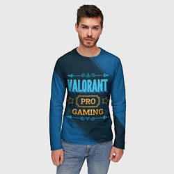 Лонгслив мужской Игра Valorant: pro gaming, цвет: 3D-принт — фото 2