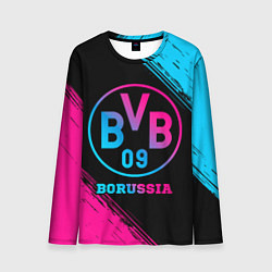 Мужской лонгслив Borussia - neon gradient