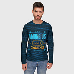 Лонгслив мужской Игра Among Us: pro gaming, цвет: 3D-принт — фото 2