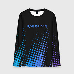 Мужской лонгслив Iron Maiden - neon