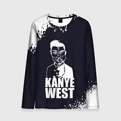 Лонгслив мужской Kanye west - tuxtera брызги, цвет: 3D-принт