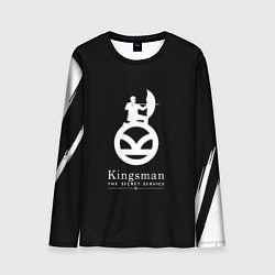 Лонгслив мужской Kingsman logo, цвет: 3D-принт