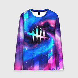 Мужской лонгслив Dead by Daylight неоновый космос