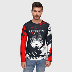 Лонгслив мужской Code vein Краска, цвет: 3D-принт — фото 2