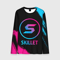 Мужской лонгслив Skillet - neon gradient