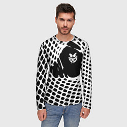 Лонгслив мужской Pyrokinesis - абстракция, цвет: 3D-принт — фото 2