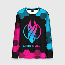 Лонгслив мужской Dead Space - neon gradient, цвет: 3D-принт
