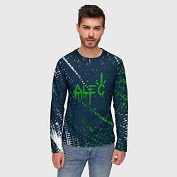 Лонгслив мужской Alec monopoly - Краска, цвет: 3D-принт — фото 2