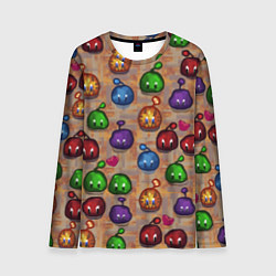 Лонгслив мужской Много слаймов Стардью, цвет: 3D-принт