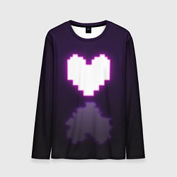 Лонгслив мужской Undertale heart neon, цвет: 3D-принт