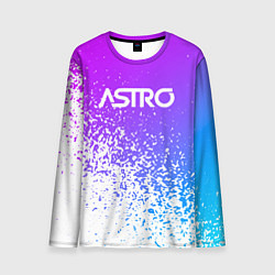 Лонгслив мужской Astro neon, цвет: 3D-принт