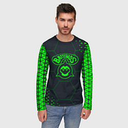 Лонгслив мужской Battletoads Абстракция соты, цвет: 3D-принт — фото 2