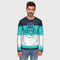 Лонгслив мужской Твой ритм, цвет: 3D-принт — фото 2