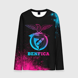 Мужской лонгслив Benfica - neon gradient
