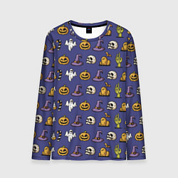 Мужской лонгслив Halloween pattern