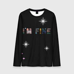 Мужской лонгслив Надпись