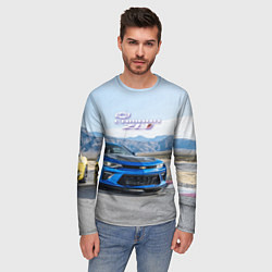 Лонгслив мужской Chevrolet Camaro ZL 1 - Motorsport, цвет: 3D-принт — фото 2