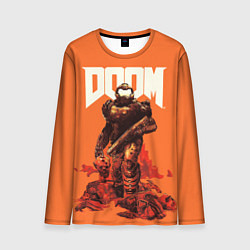 Лонгслив мужской DOOM - Doomguy, цвет: 3D-принт